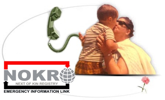 National Next Of Kin Registry (NOKR) International Emergency Contact  System