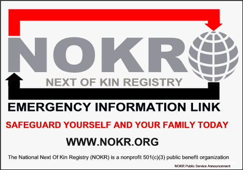 NOKR PSA Poster "Safeguard Yourself And Your Family"
